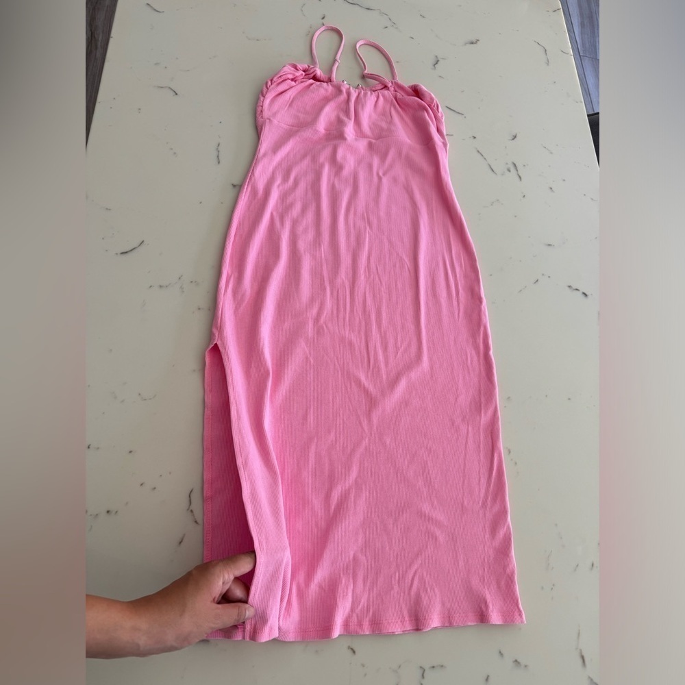FORE Midi Ribbed Dress - Picture 2 of 6